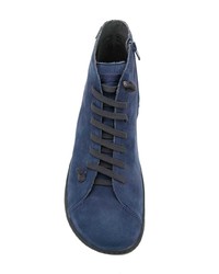 Мужские темно-синие замшевые рабочие ботинки от Camper