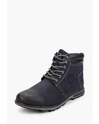 Мужские темно-синие замшевые рабочие ботинки от T.Taccardi