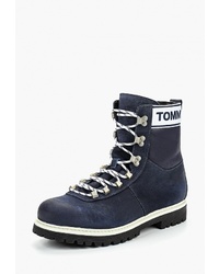 Мужские темно-синие замшевые рабочие ботинки от Tommy Jeans