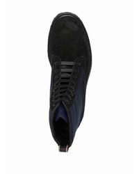 Мужские темно-синие замшевые рабочие ботинки от Paul Smith