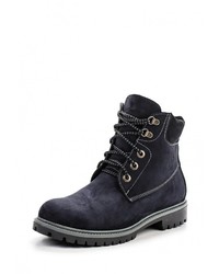 Мужские темно-синие замшевые рабочие ботинки от Valley
