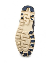 Темно-синие замшевые сапоги от Tamaris