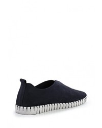 Мужские темно-синие замшевые слипоны от s.Oliver