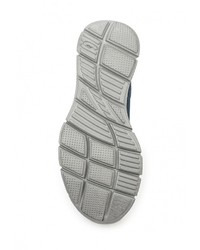 Мужские темно-синие замшевые слипоны от Skechers