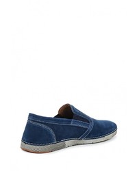 Мужские темно-синие замшевые слипоны от Weinbrenner by Bata