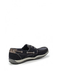 Темно-синие замшевые топсайдеры от Bata