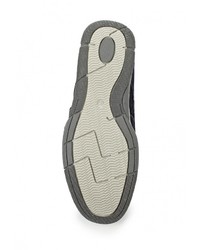 Темно-синие замшевые топсайдеры от Bata