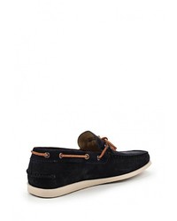 Темно-синие замшевые топсайдеры от Boss Orange