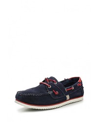 Темно-синие замшевые топсайдеры от El Tempo