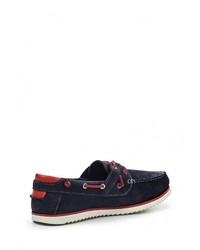 Темно-синие замшевые топсайдеры от El Tempo