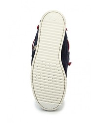 Темно-синие замшевые топсайдеры от El Tempo