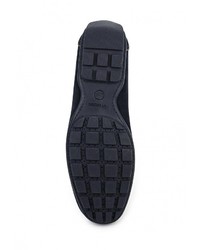 Темно-синие замшевые топсайдеры от Geox