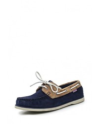 Темно-синие замшевые топсайдеры от Storm