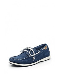 Темно-синие замшевые топсайдеры от Wrangler