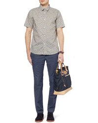 Темно-синие замшевые туфли дерби от A.P.C.