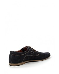 Мужские темно-синие замшевые туфли от Carlo Bellini