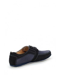 Мужские темно-синие замшевые туфли от Instreet