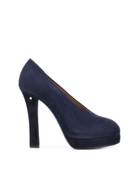 Темно-синие замшевые туфли от Laurence Dacade