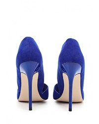 Темно-синие замшевые туфли от LOST INK