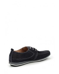 Мужские темно-синие замшевые туфли от Nine Lines