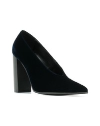 Темно-синие замшевые туфли от Stella McCartney