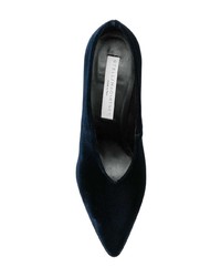 Темно-синие замшевые туфли от Stella McCartney