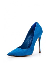 Темно-синие замшевые туфли от Schutz