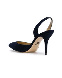 Темно-синие замшевые туфли от Paul Andrew