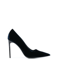 Темно-синие замшевые туфли от Stella McCartney