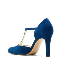 Темно-синие замшевые туфли от Antonio Barbato