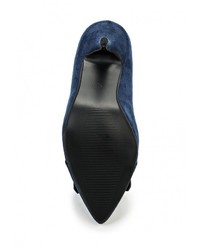 Темно-синие замшевые туфли от Tulipano