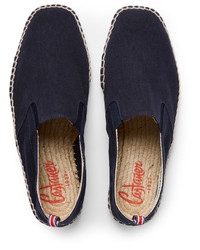 Мужские темно-синие замшевые эспадрильи от Castaner