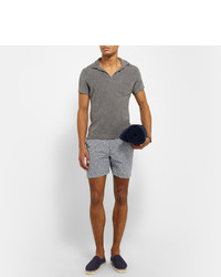 Мужские темно-синие замшевые эспадрильи от Castaner