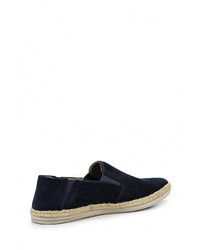 Мужские темно-синие замшевые эспадрильи от Clarks