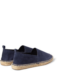 Мужские темно-синие замшевые эспадрильи от Folk
