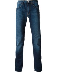 Мужские темно-синие зауженные джинсы от Acne Studios