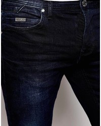 Мужские темно-синие зауженные джинсы от Blend of America