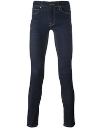 Мужские темно-синие зауженные джинсы от BLK DNM