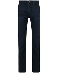 Мужские темно-синие зауженные джинсы от BOSS