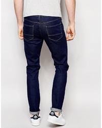 Мужские темно-синие зауженные джинсы от Asos