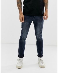 Мужские темно-синие зауженные джинсы от Burton Menswear