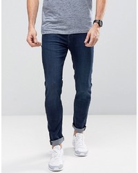 Мужские темно-синие зауженные джинсы от Cheap Monday
