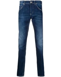 Мужские темно-синие зауженные джинсы от Dondup