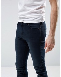 Мужские темно-синие зауженные джинсы от Dr. Denim
