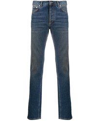 Мужские темно-синие зауженные джинсы от Givenchy