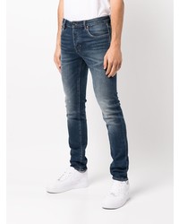 Мужские темно-синие зауженные джинсы от Neuw