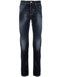 Мужские темно-синие зауженные джинсы от Les Hommes