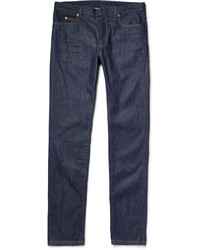 Мужские темно-синие зауженные джинсы от Maison Margiela