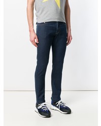 Мужские темно-синие зауженные джинсы от N°21