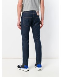 Мужские темно-синие зауженные джинсы от N°21